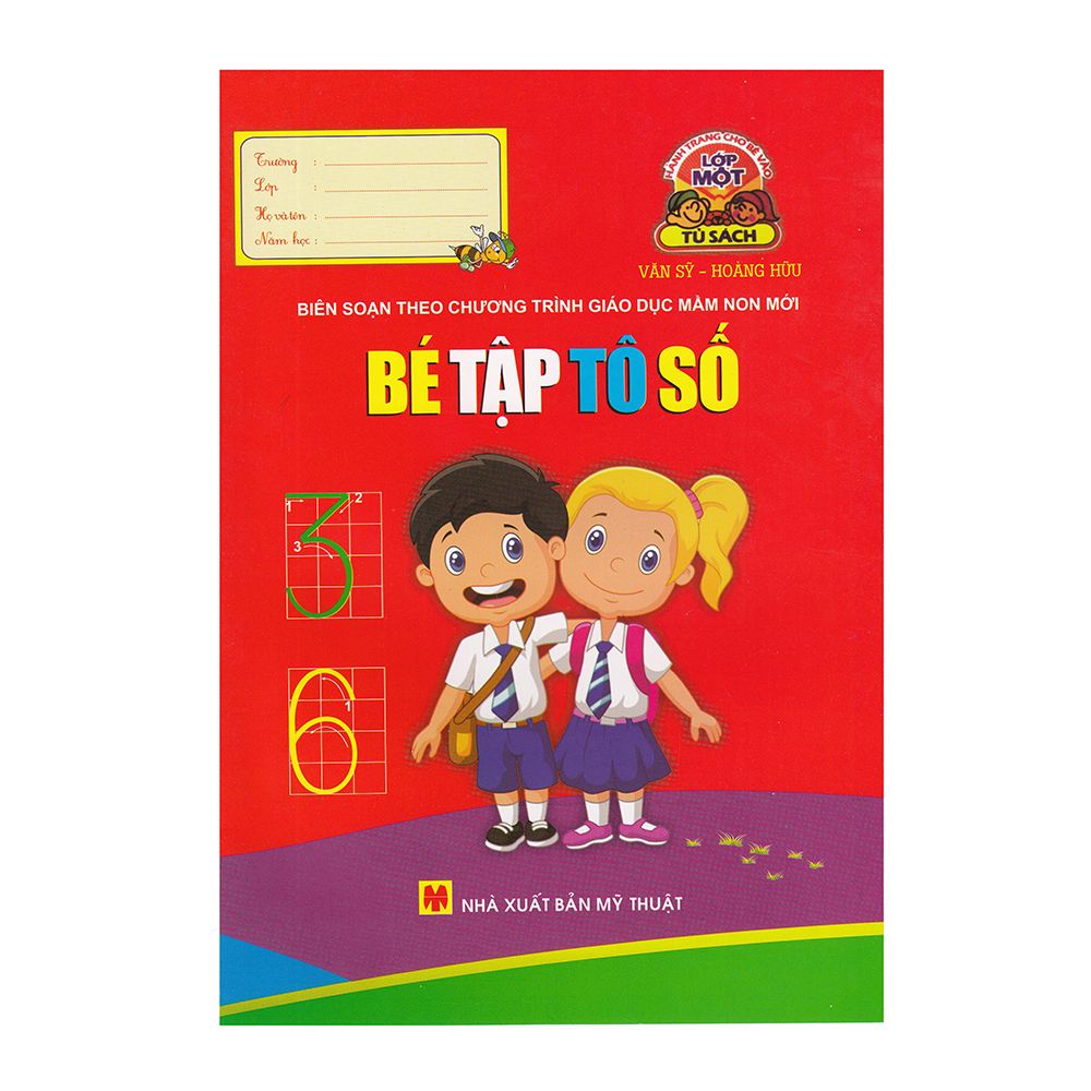 Hành Trang Cho Bé Vào Lớp 1 - Bé Tập Tô Số
