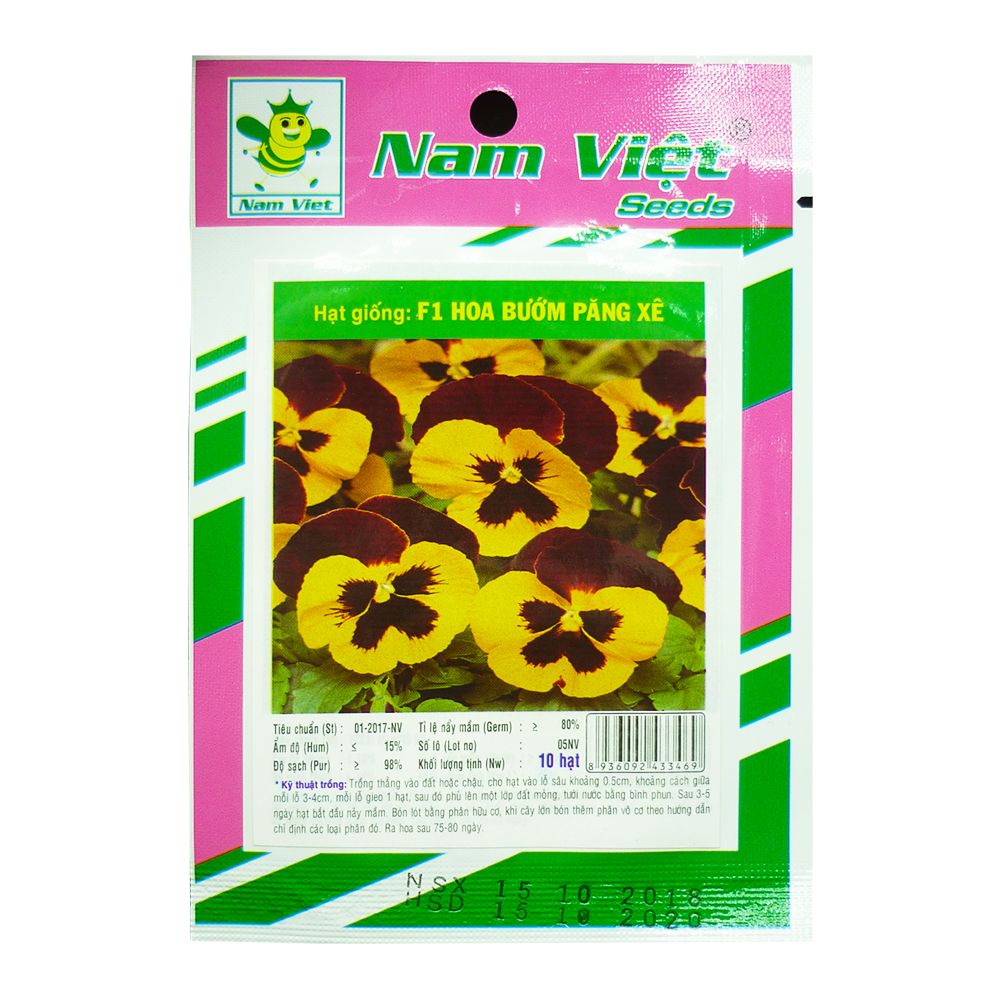 Hạt Giống: F1 Hoa Bướm Păng Xê Nam Việt