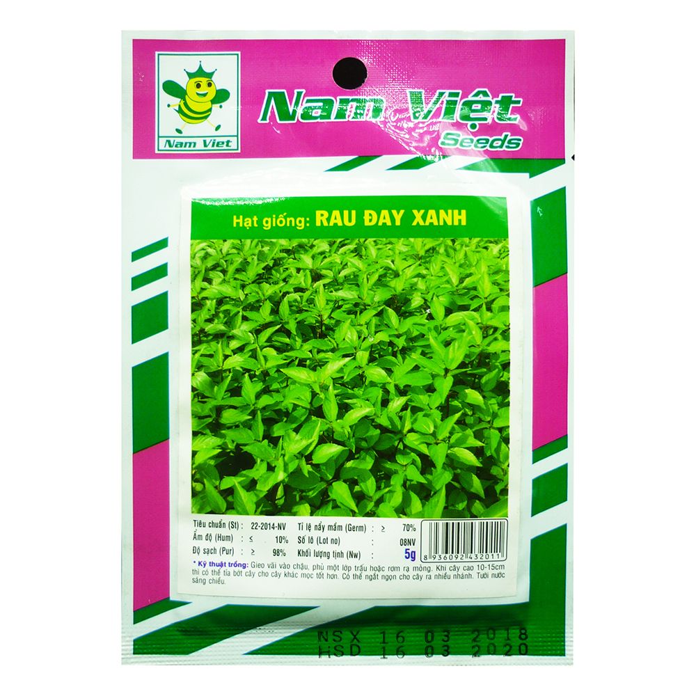 Hạt Giống Rau Đay Xanh Nam Việt
