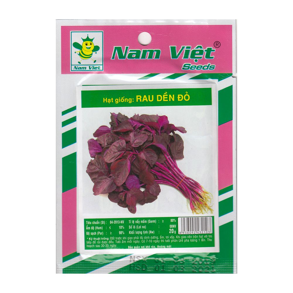 Hạt Giống Rau Dền Đỏ Nam Việt