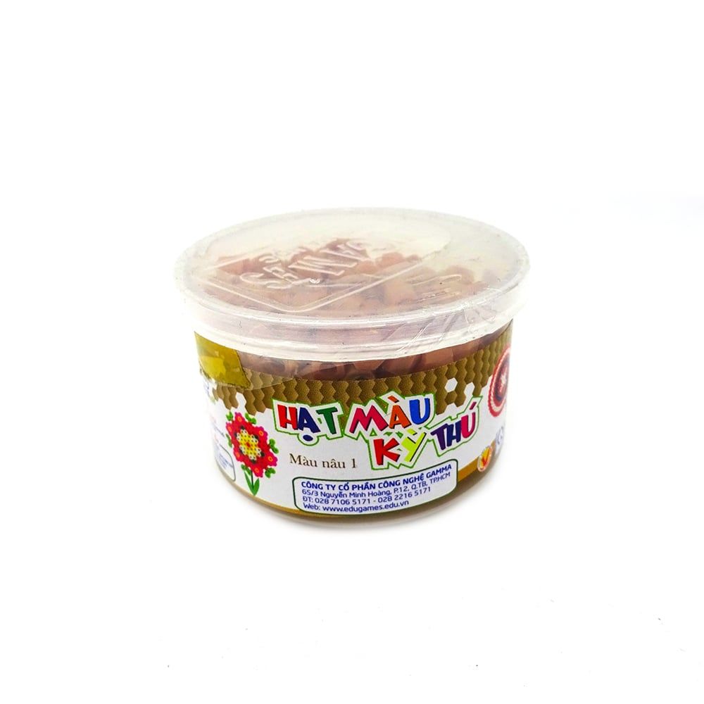 Hạt Màu Kỳ Thú Edugames (25g) - Màu Nâu 1