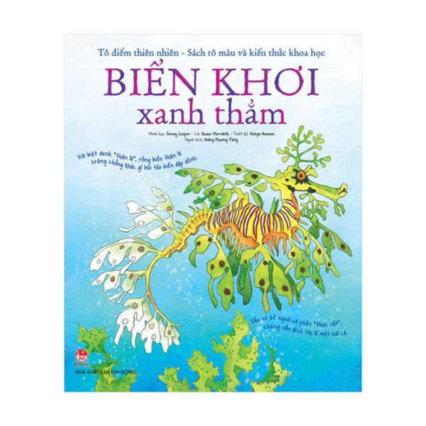 Tô Điểm Thiên Nhiên - Sách Tô Màu Và Kiến Thức Khoa Học - Biển Khơi Xanh Thẳm