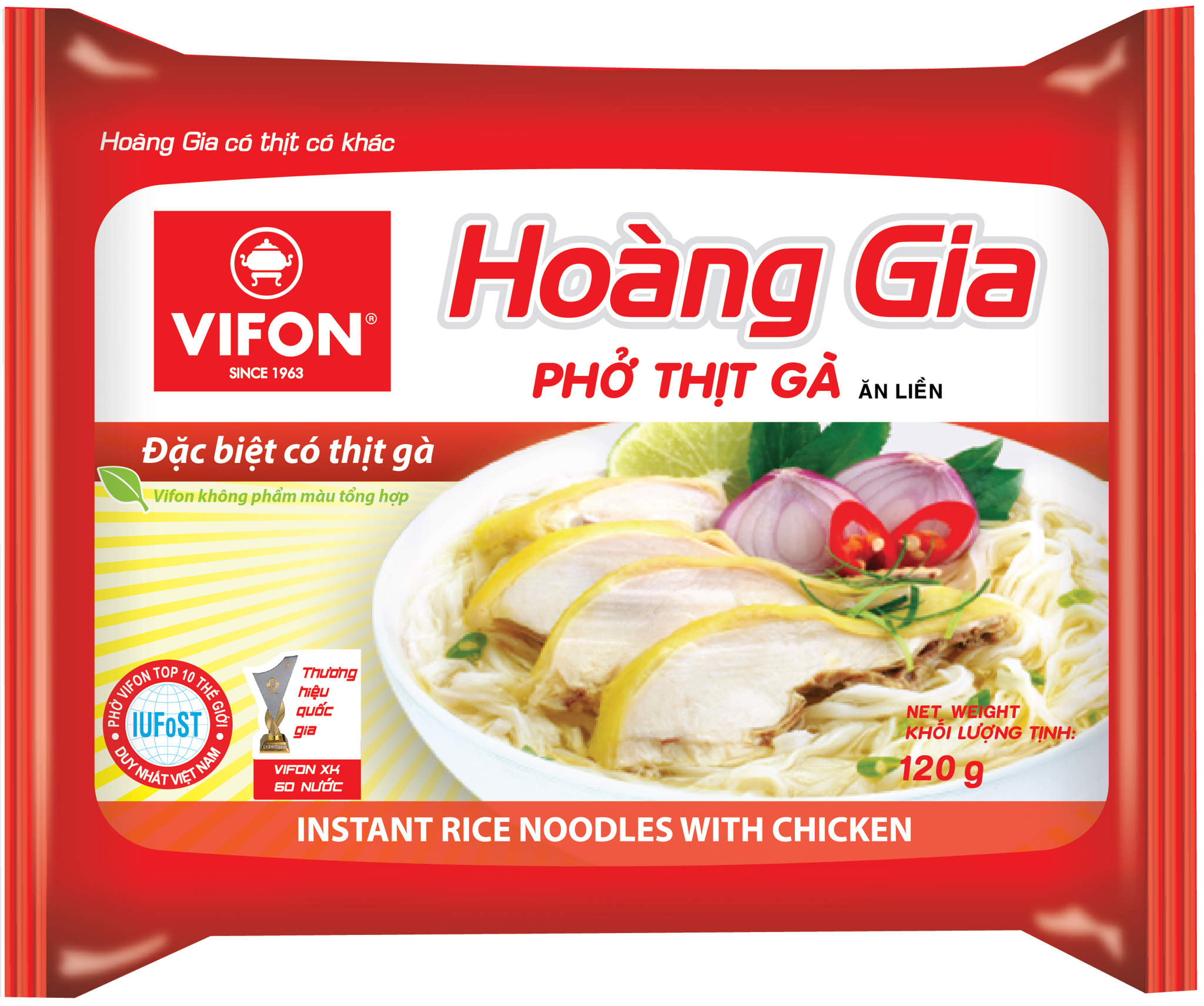 Phở Thịt Gà Ăn Liền Hoàng Gia Vifon (120g)