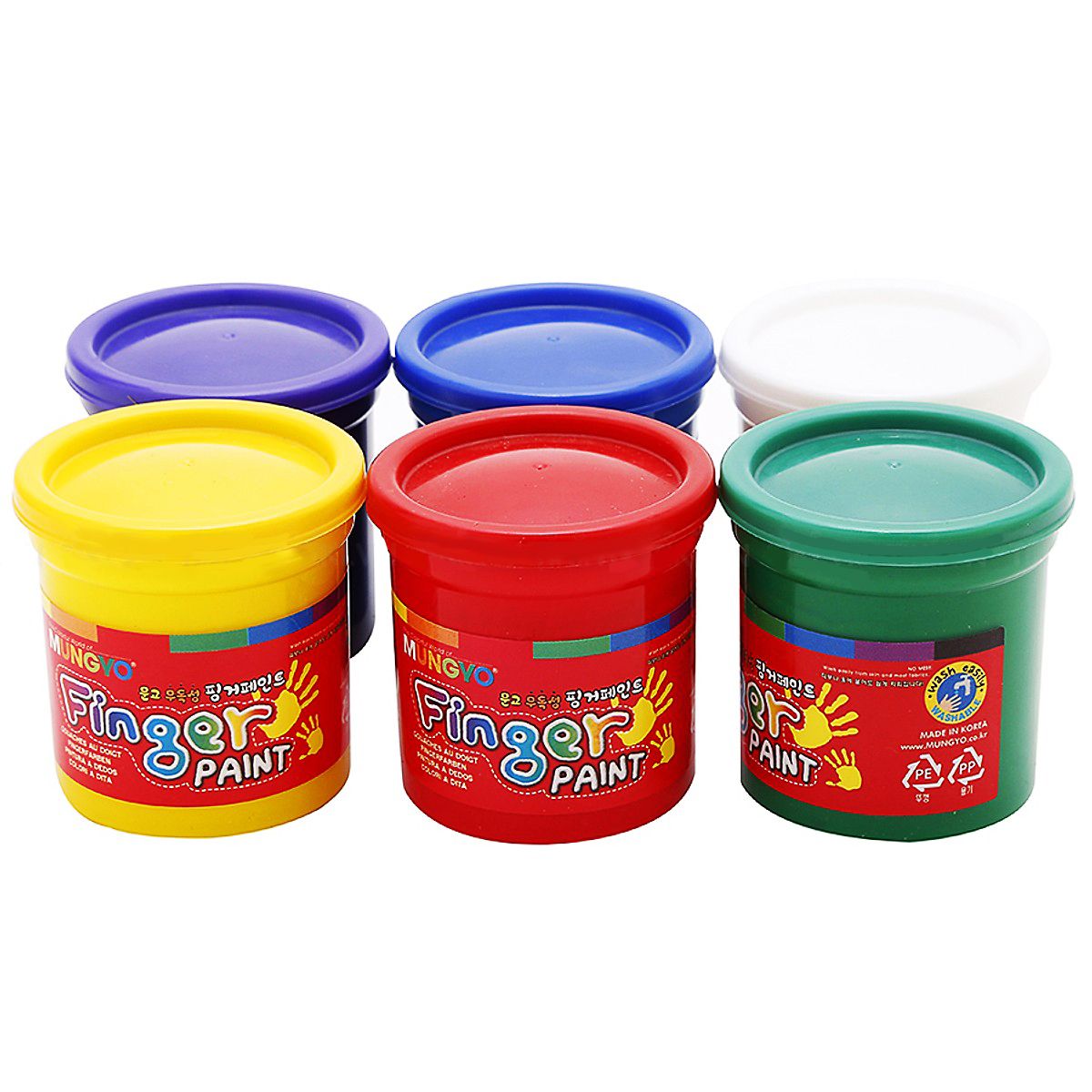 Hộp 6 Màu Vẽ Bằng Tay Finger Paint Mungyo MFP-6AJ (N)