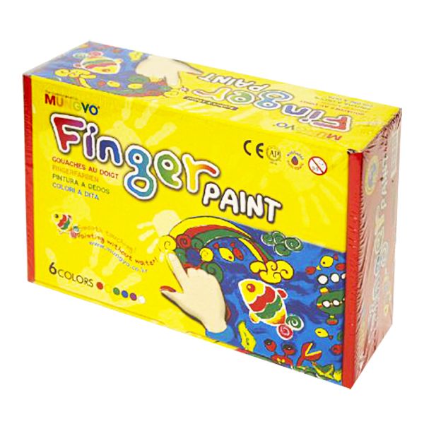 Hộp 6 Màu Vẽ Bằng Tay Finger Paint Mungyo MFP-6AJ (N)
