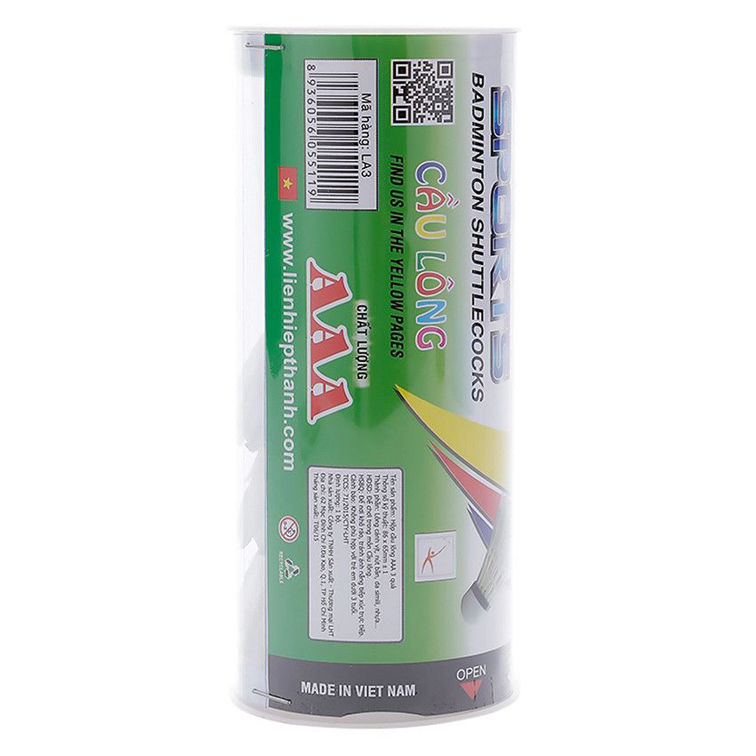 Hộp Cầu Lông AAA 3 Quả