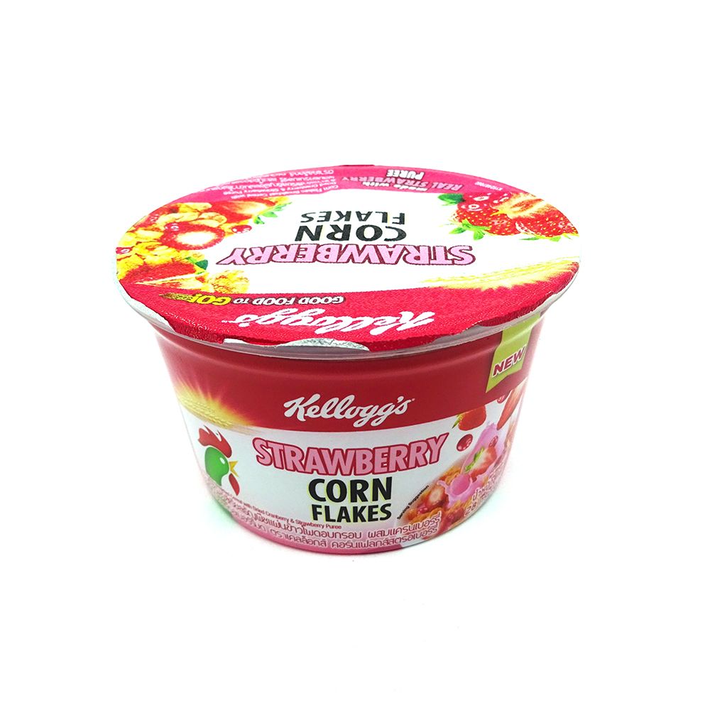 Hộp Ngũ Cốc Dinh Dưỡng Kellogg's Strawberry Corn Flakes (28g)