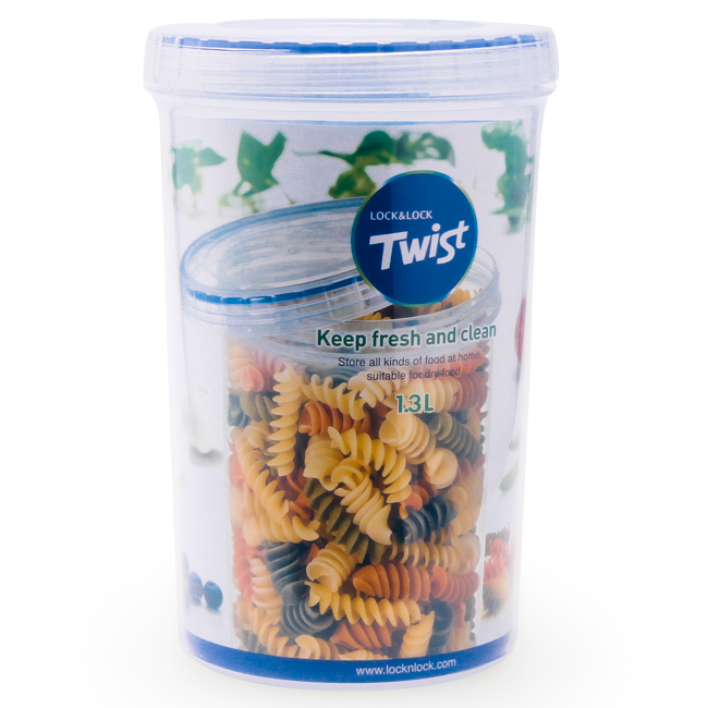 Hộp Nhựa Tròn Lock&Lock Twist LLS113 - 1.3L