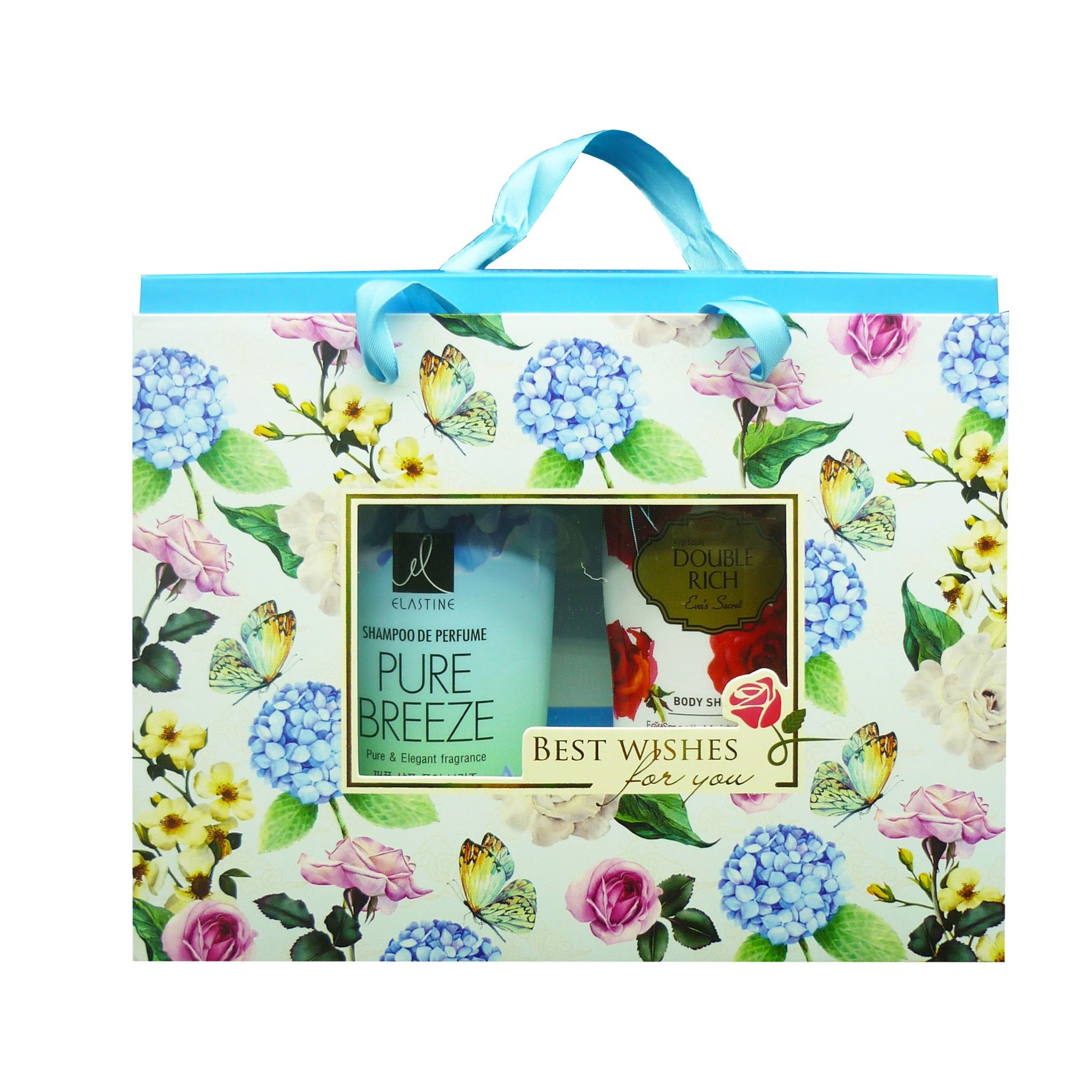 Hộp Quà Elastine ( Dầu Gội Elastine & Sữa Tắm Double Rich)