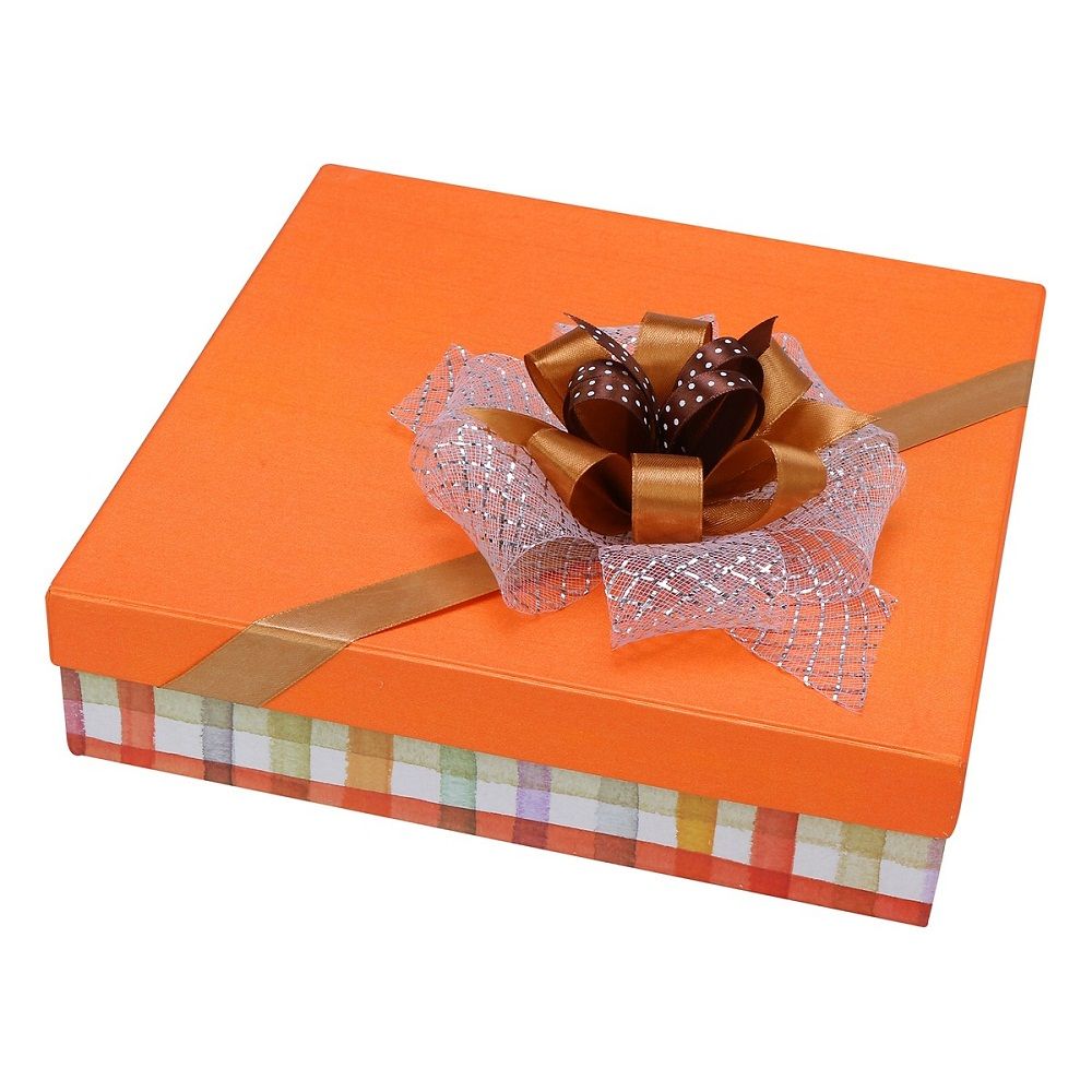Hộp Quà Hình Vuông Linh Lan ( 25 x 6 cm)