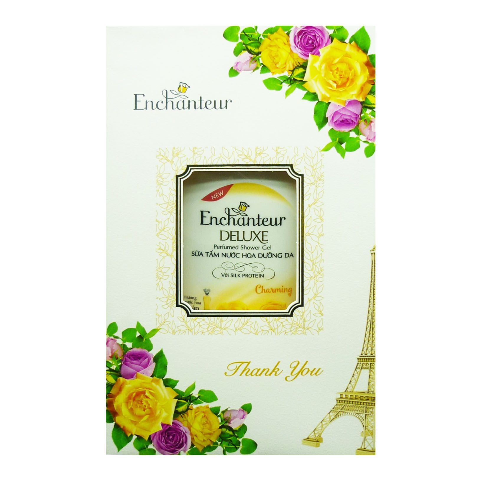Hộp Quà Sữa Tắm Enchanteur Charming 650g