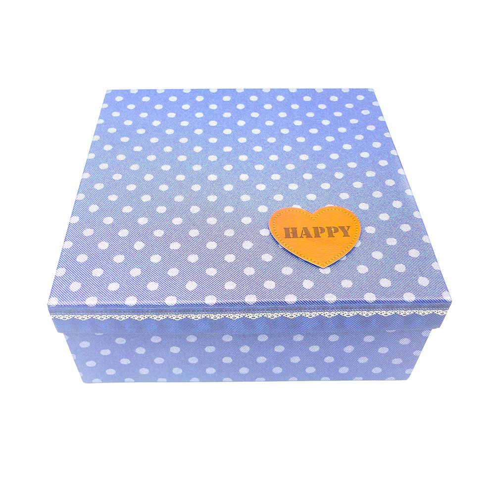 Hộp Quà Vuông Trụ Linh Lan ( 25.5 x 25.5 cm)