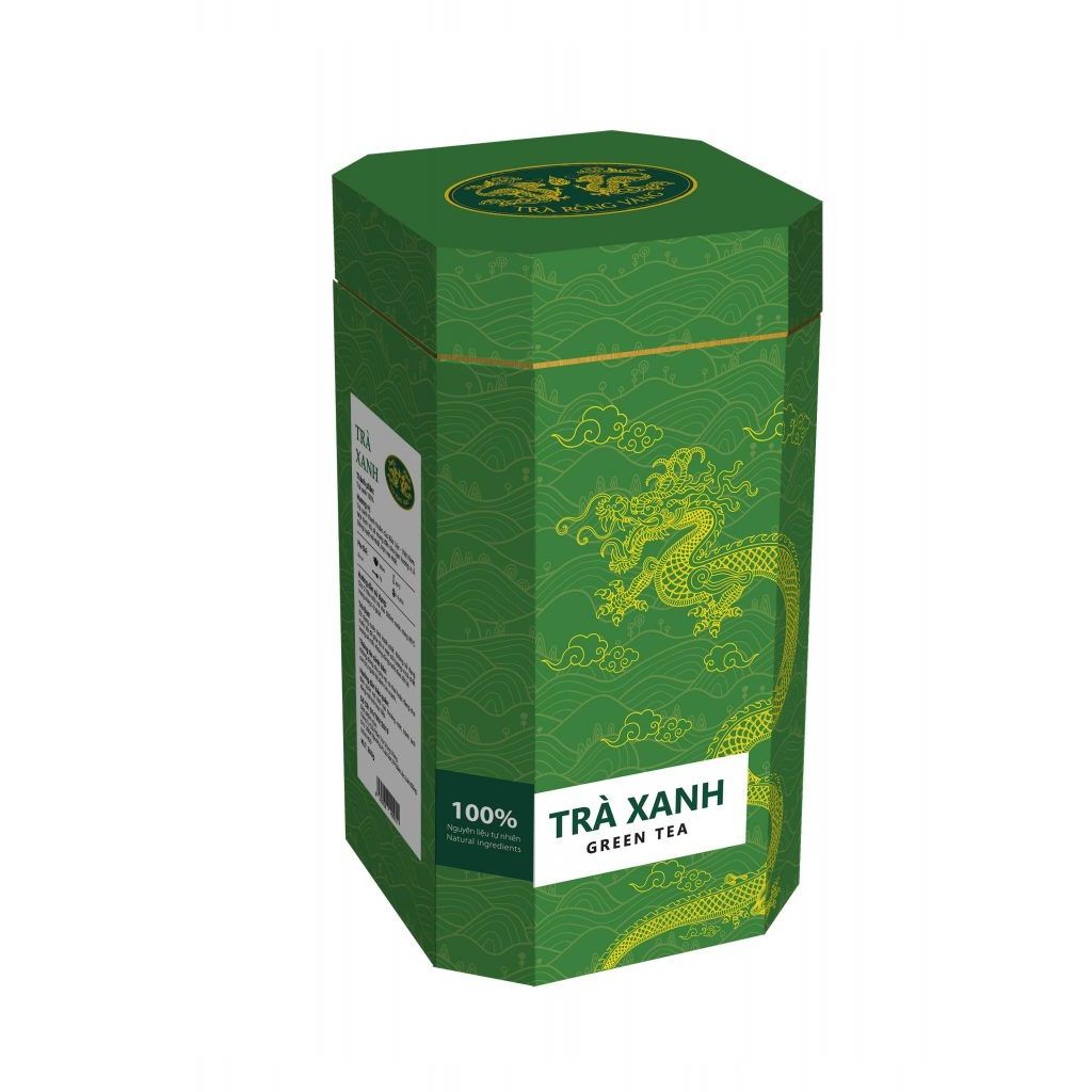  Trà xanh Rồng Vàng hộp 150gr 