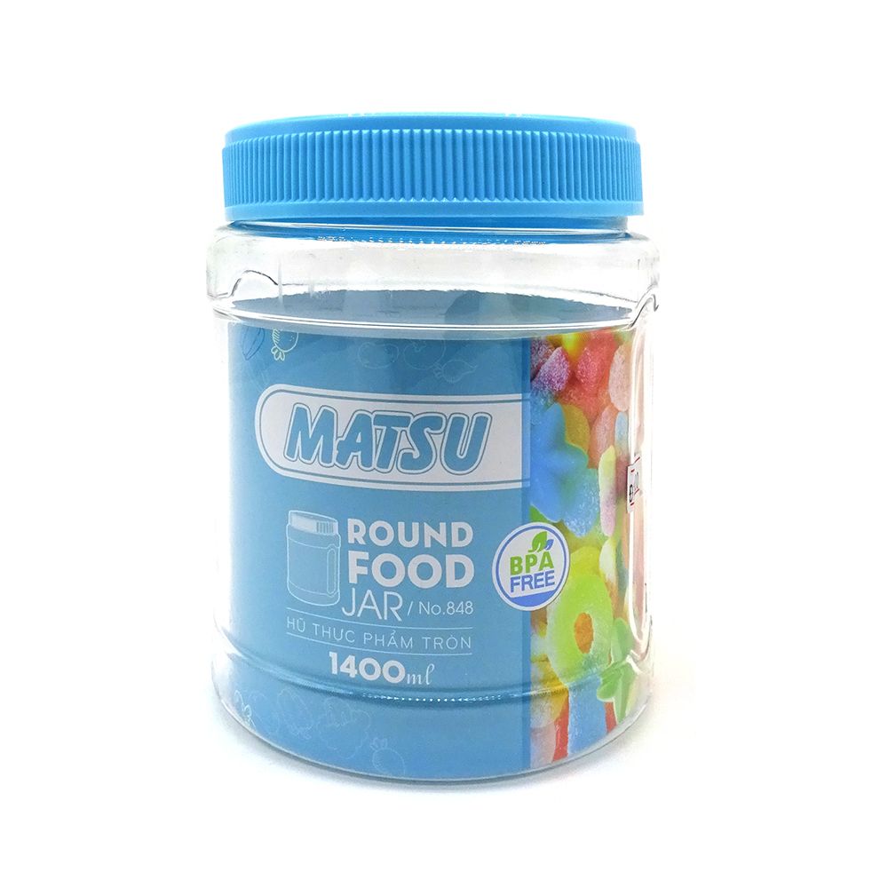 Hũ Thực Phẩm Tròn Matsu Duy Tân No.848 (1.4L)