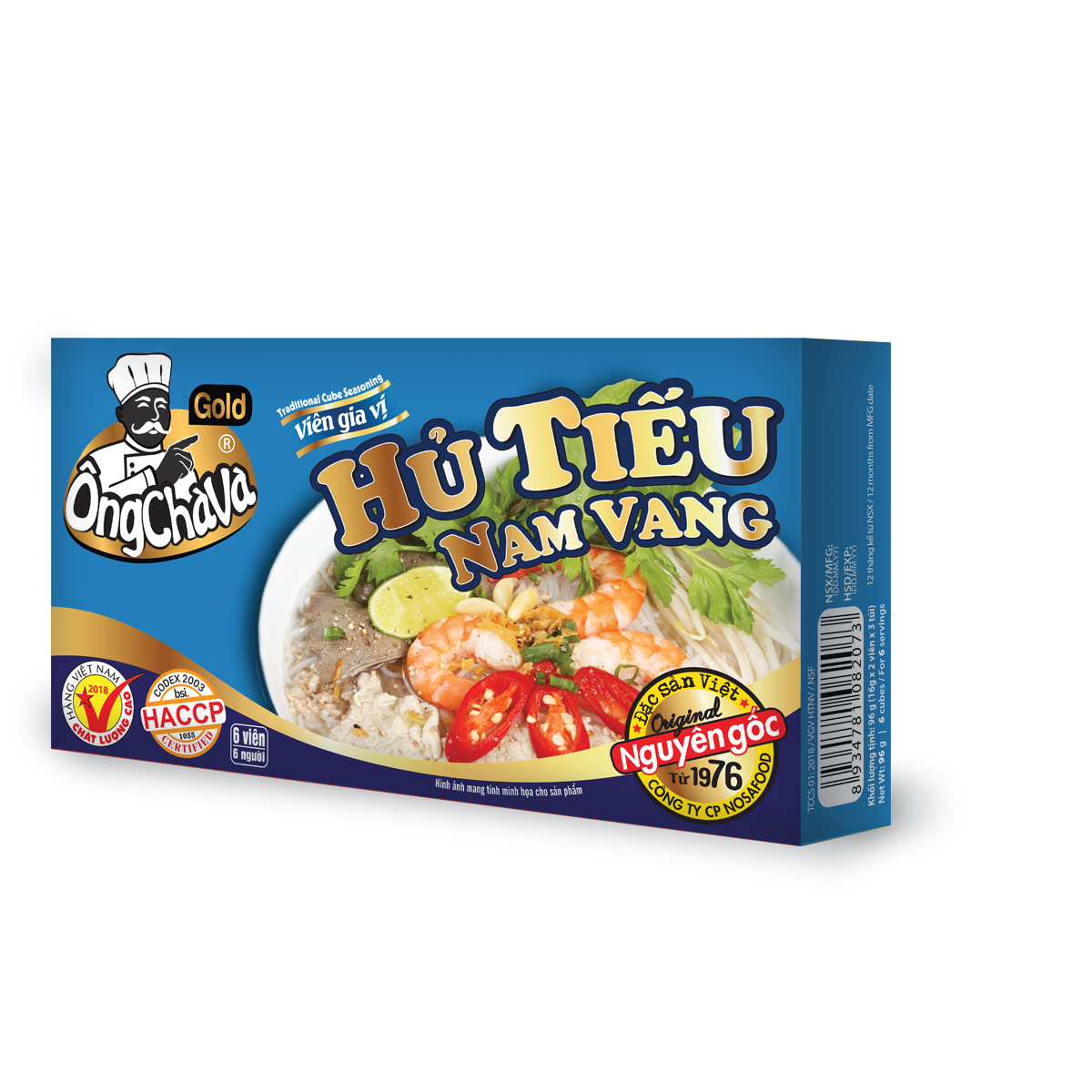 Viên gia vị Hủ Tiếu Nam Giang Gold 126g