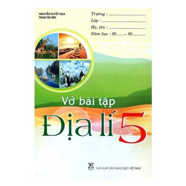 Vở Bài Tập Địa Lí - Lớp 5 - Tái Bản 2021