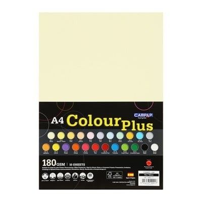 Tập Giấy Màu CAMPAP CR36551 - Tập 10 Tờ - Khổ A4 - Màu Kem