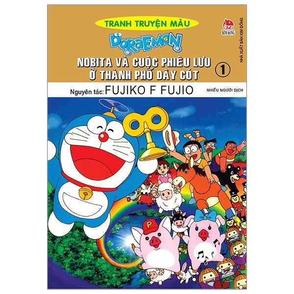 Doraemon Tranh Truyện Màu - Nobita Và Cuộc Phiêu Lưu Ở Thành Phố Dây Cót - Tập 1