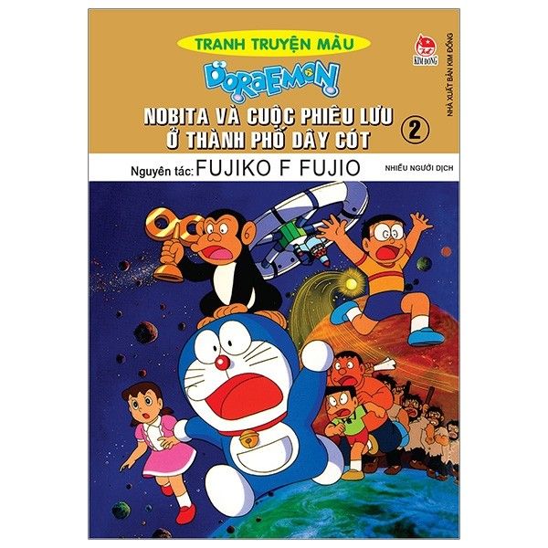 Doraemon tranh truyện màu - Nobita và cuộc phiêu lưu ở thành phố dây cót Tập 2