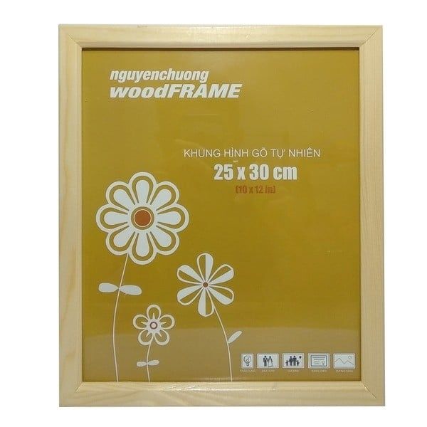 Khung Hình Gỗ Tự Nhiên A1 - 25 x 30 Cm - Nguyên Chương WoodFrame