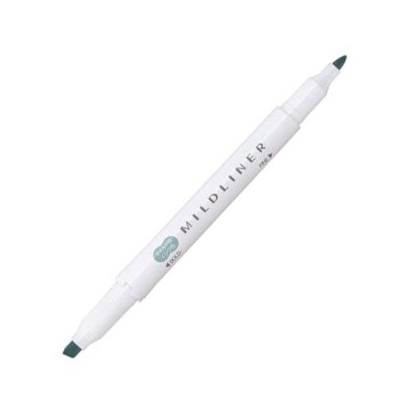 Viết Lông Dầu Dạ Quang Zebra Mildliner - MSB Fine Bold Mild Smoked Blue