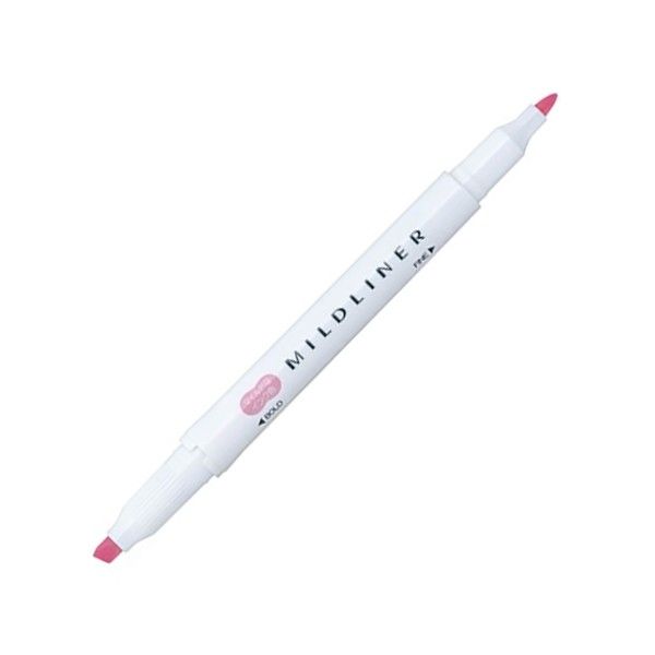 Viết Lông Dầu Dạ Quang Zebra Mildliner - MP Fine Bold Mild Pink