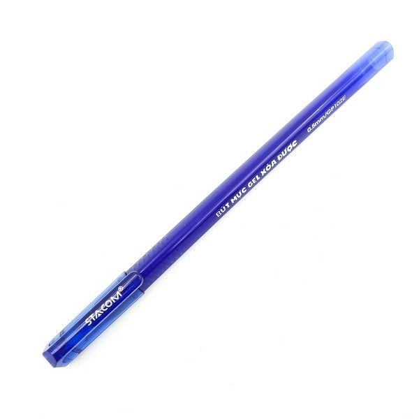 Bút Bi Mực Gel Nắp Đậy - Mực Xóa Được (0.5mm) GP102E-C - Mực Xanh