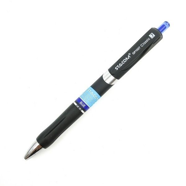 Bút bi mực gel bấm GP1027_C 0.7mm -Xanh
