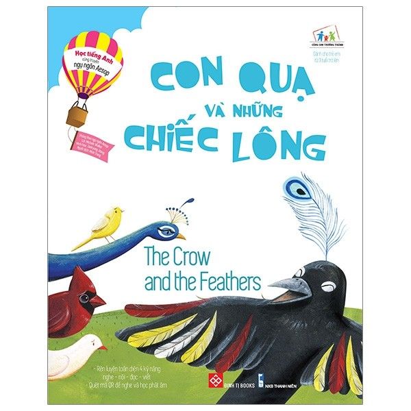 Học Tiếng Anh Cùng Truyện Ngụ Ngôn Aesop - Con Quạ Và Những Chiếc Lông - The Crow And The Feathers