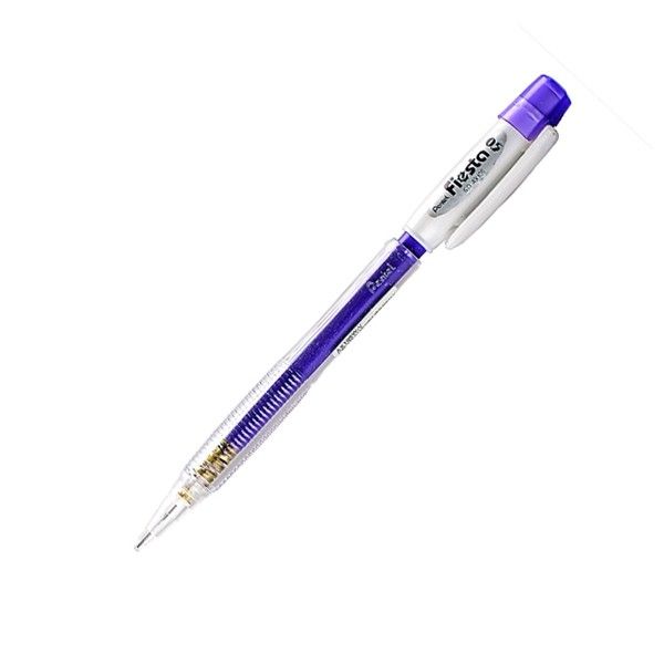 AX105W-V Bút chì kim bấm 0.5mm có tẩy (vỏ trắng)-tím