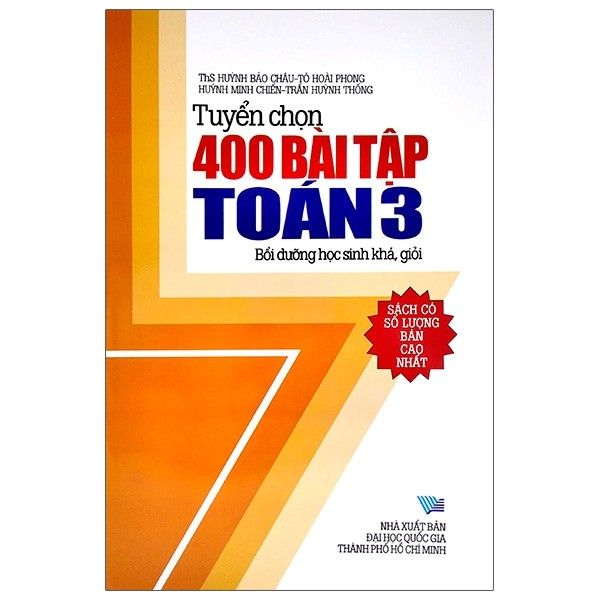Tuyển Chọn 400 Bài Tập Toán 3 - Tái Bản 2020