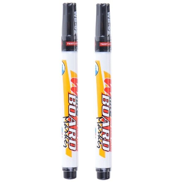 Bút Lông Bảng WB-02 - Vĩ 2 Cây Đen