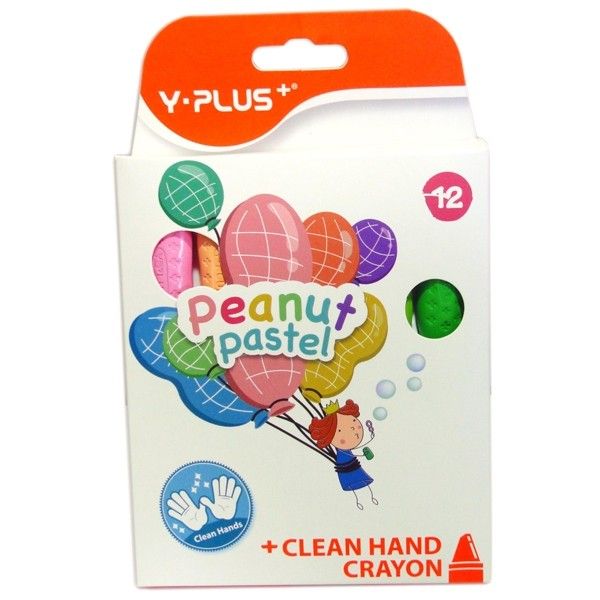 Sáp Màu YPLUS+ Peanut Pastel 12 Màu CR200