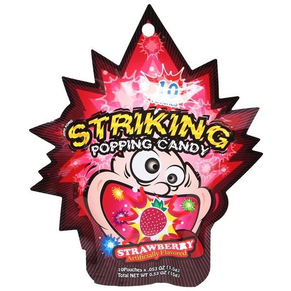 Kẹo nổ striking hương dâu 15g