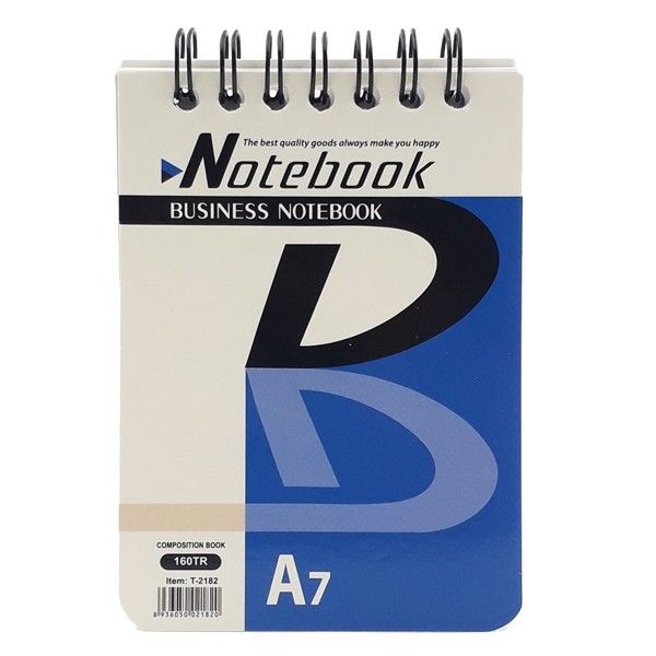 Sổ Lò Xo Business A7 - 160 Trang - T-2182 - Xanh Dương - Toppoint