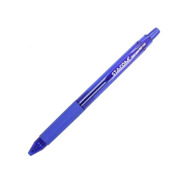 Bút bi mực gel nắp đậy 0.7.mm-xanh