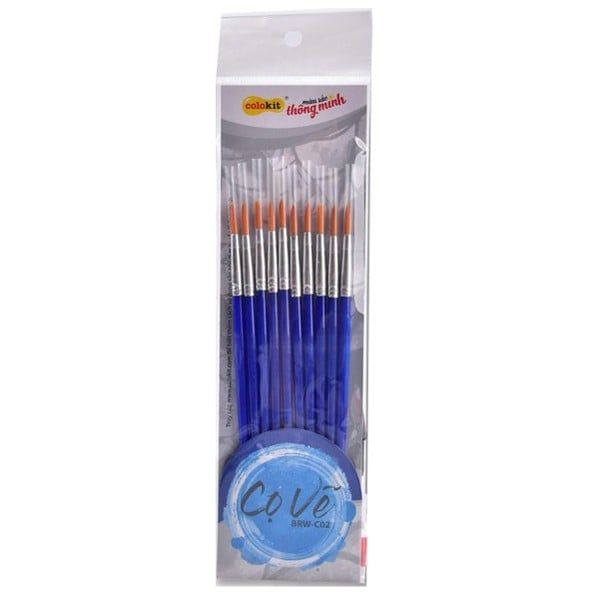 Cọ vẽ túi 10 cây BRW-C02