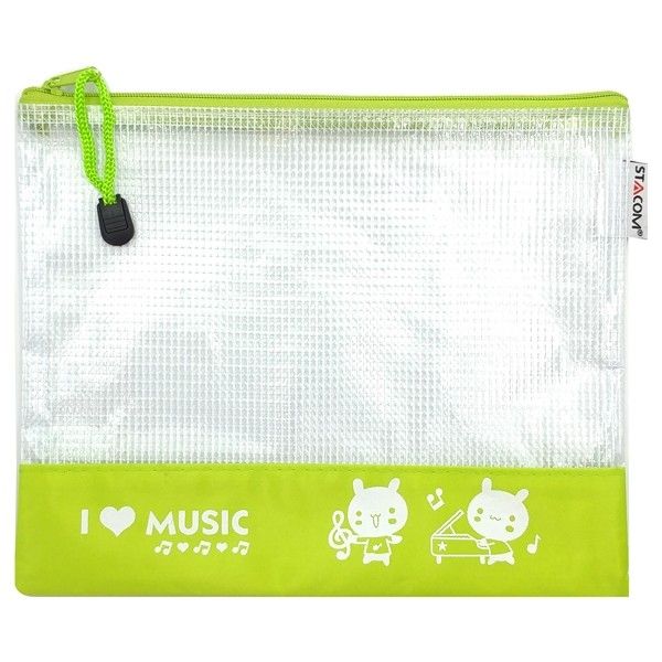 Túi lưới hoạt hình có khóa kéo 1 ngăn (zipper bag) A5 24.3*19.5cm )