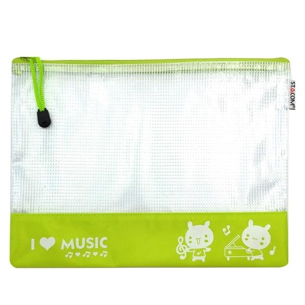 Túi lưới hoạt hình có khóa kéo 1 ngăn (zipper bag) B5 29.1*22cm
