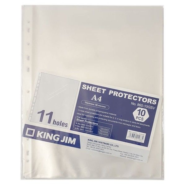 Bìa 11 lo Kingjim 860-10GSV xấp 10 cái