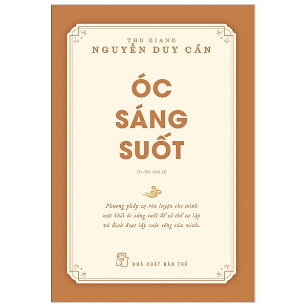 Nguyễn Duy Cần - Óc Sáng Suốt - In Lần Thứ 19