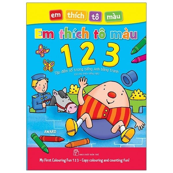 Em Thích Tô Màu - Em Thích Tô Màu 123 - Tập Đếm Số Trong Tiếng Anh Bằng Tranh