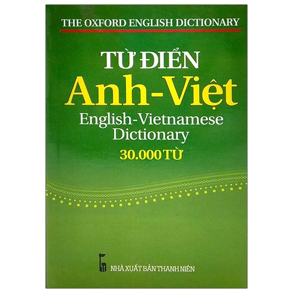  Từ Điển Anh - Việt 30.000 Từ 