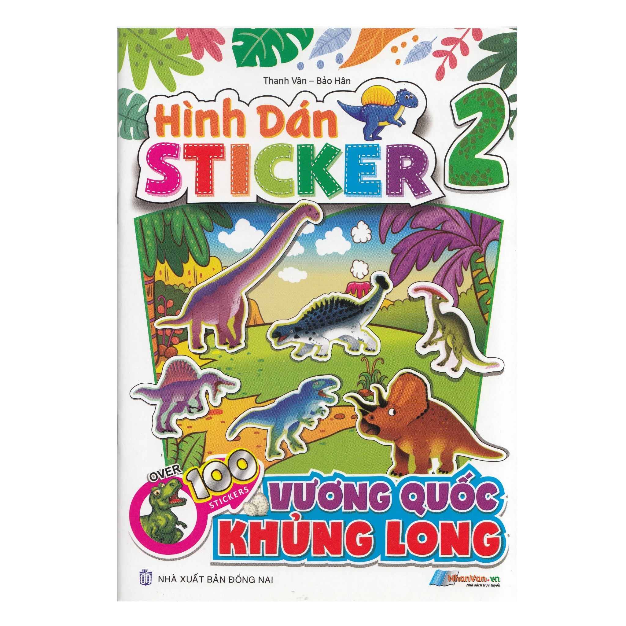  Hình Dán Stickers - 100 Stickers Vương Quốc Khủng Long - Tập 2 