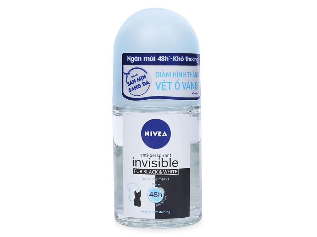 Lăn khử mùi Nivea Black & White Pure 25ml