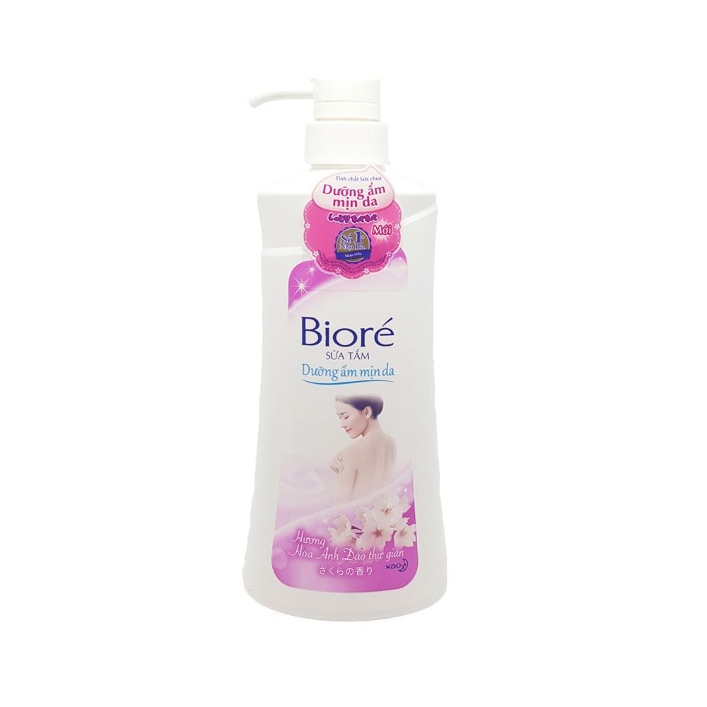 Sữa Tắm Dưỡng Ẩm Bioré Hương Hoa Anh Đào Thư Giãn 530g