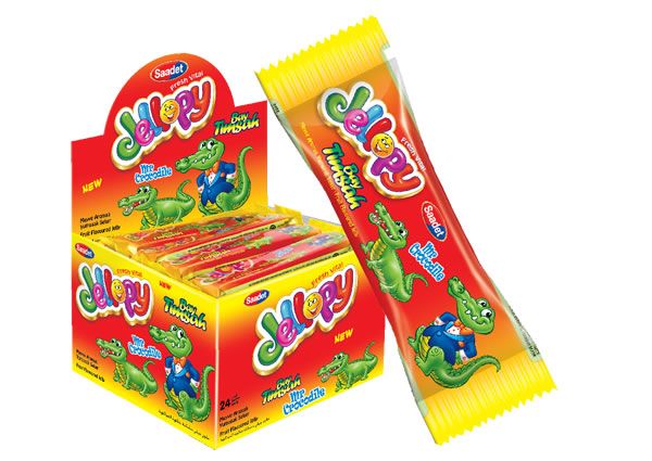 Kẹo Dẻo Hình Cá Sấu Jellopy Bay Timsah ( Mr Crocodile ) Fruit Flavoured Jelly - 20g