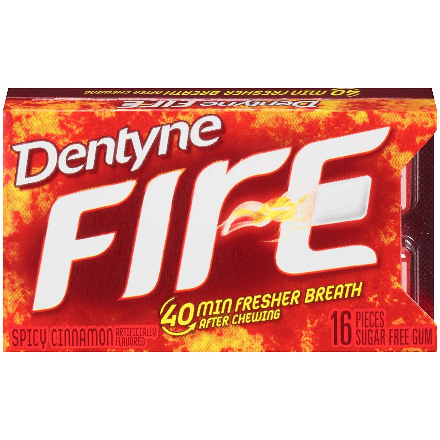  Kẹo Cao Su Dentyne Ice Peppermint Artificially Flavored - Red 
