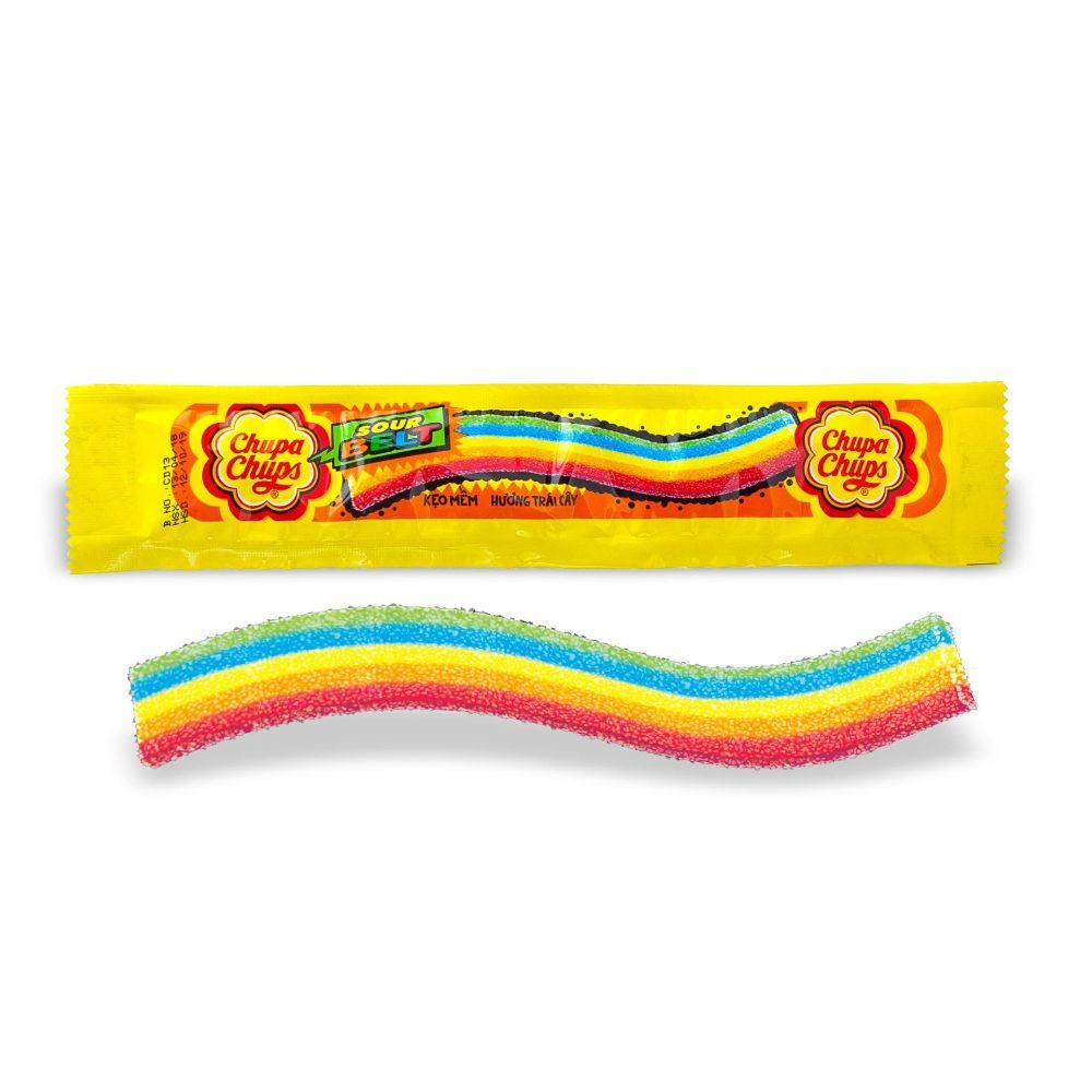 Kẹo Dẻo Chupa Chups Sour Belt (8g)