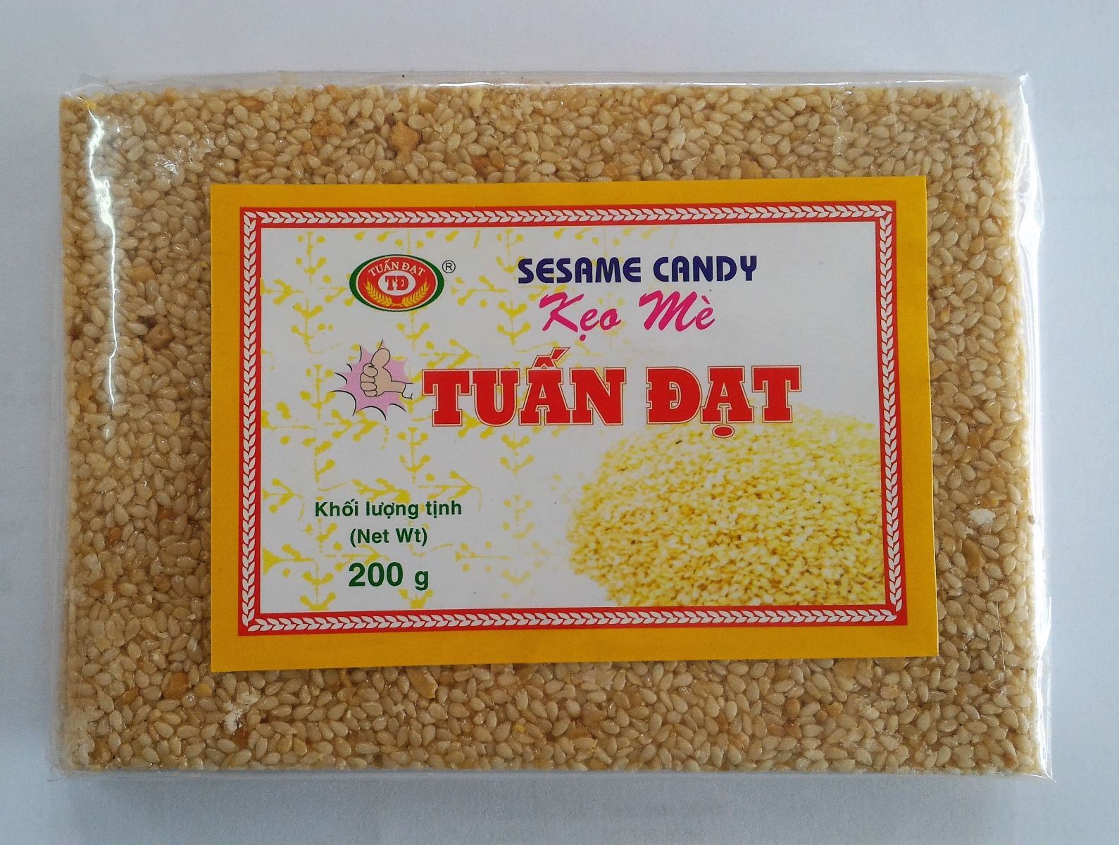 Kẹo Mè Trắng Tuấn Đạt (200g)